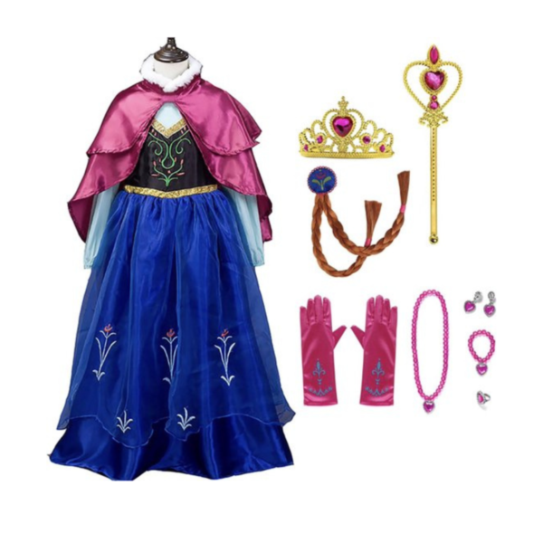 Frozen Anna prinsessenjurk