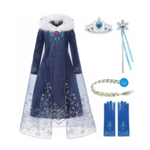 Frozen Elsa winterjurk + accessoires