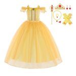 Gele prinsessenjurk