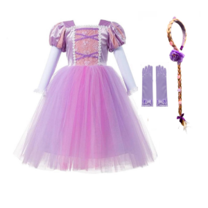 Rapunzel prinsessenjurk + accessoires