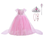 Frozen Elsa prinsessenjurk Roze