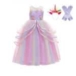 Paarse Eenhoorn jurk