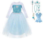 Frozen Elsa prinsessenjurk deluxe