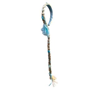 Rapunzel vlecht blauw