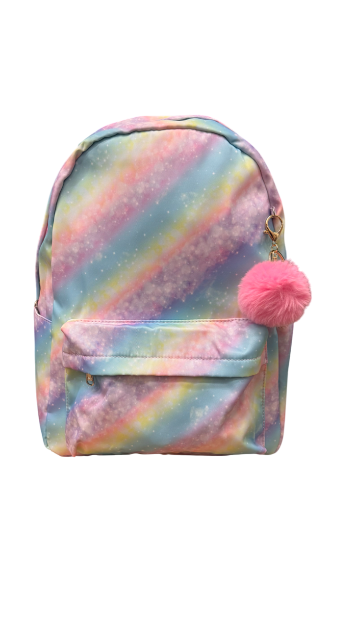 Schooltas - Rugzak Meisje - Rugtas - Regenboog - Afbeelding 2