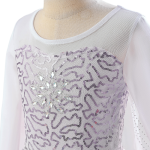 Frozen Elsa prinsessenjurk - paars + toverstaf & tiara