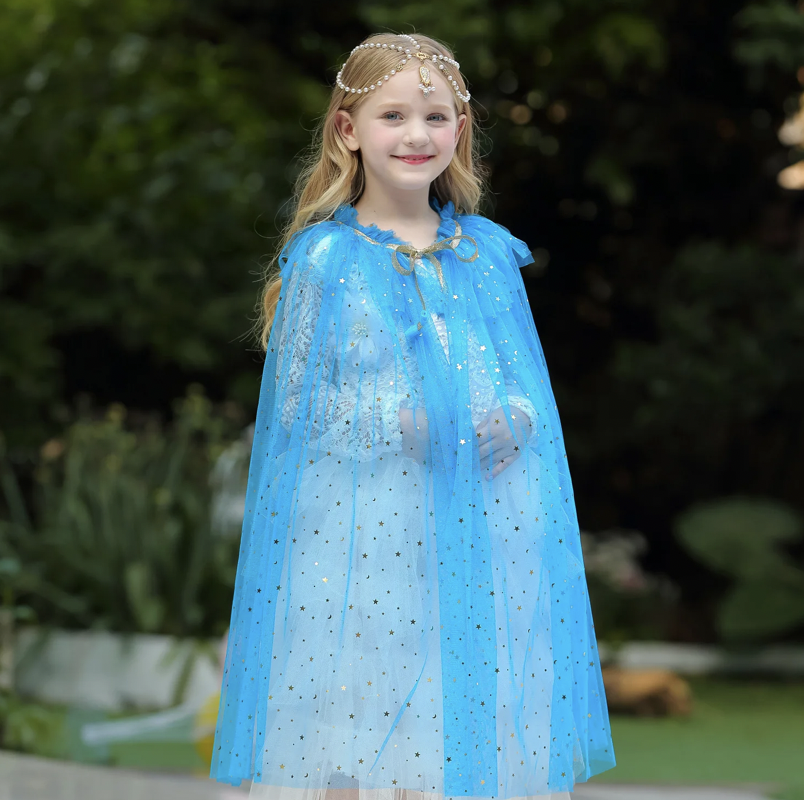 Het Betere Merk - Prinsessencape - Paars - Roze - Blauw - Afbeelding 5