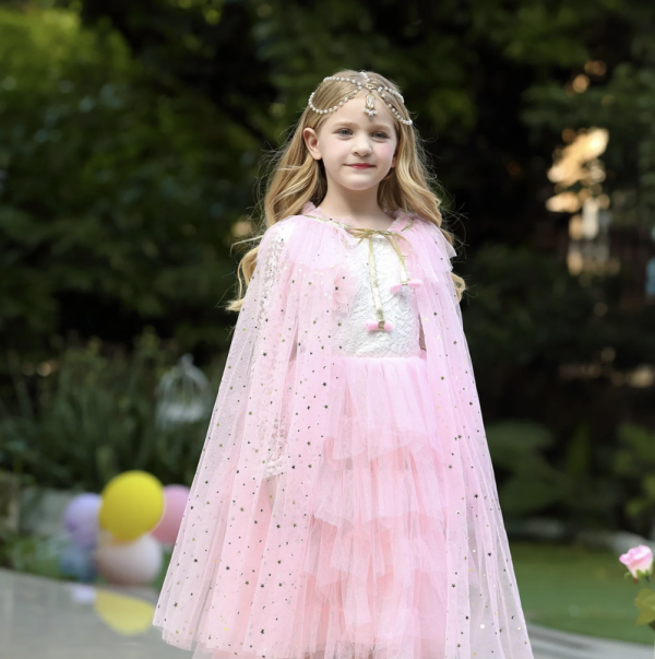 Het Betere Merk - Prinsessencape - Paars - Roze - Blauw - Afbeelding 3