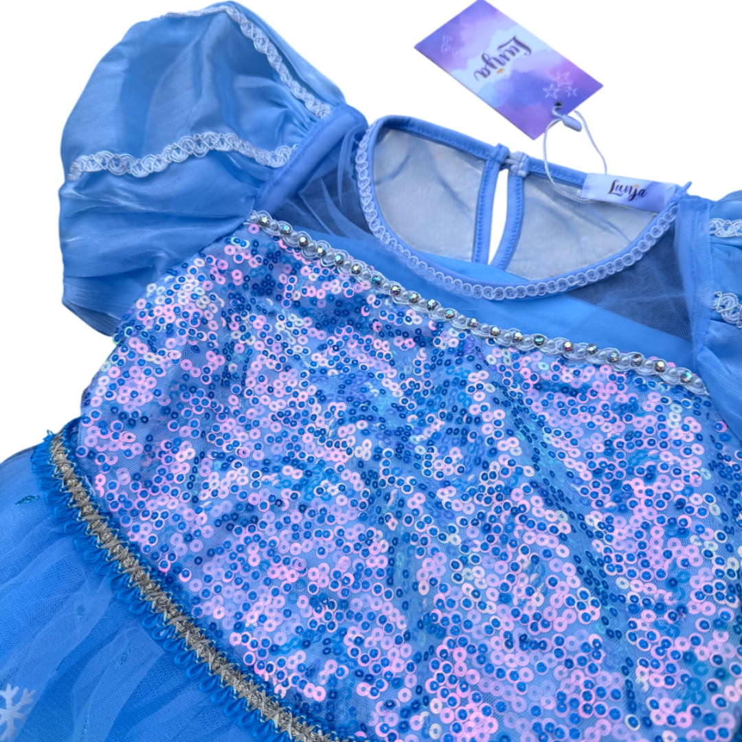 Frozen Elsa Deluxe prinsessenjurk + accessoires - Afbeelding 7