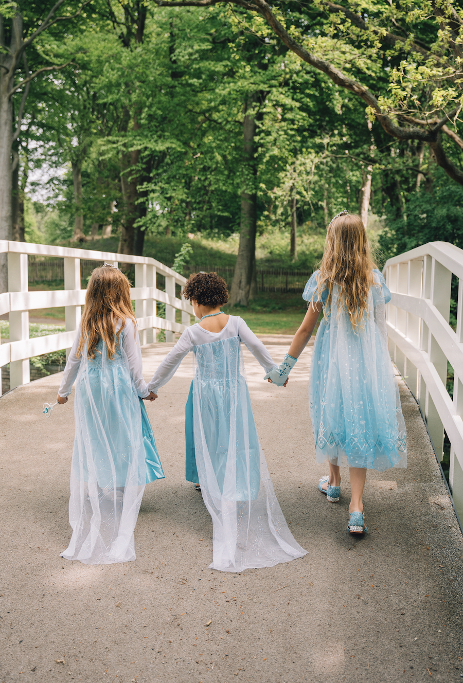 Frozen Elsa Deluxe prinsessenjurk + accessoires - Afbeelding 5