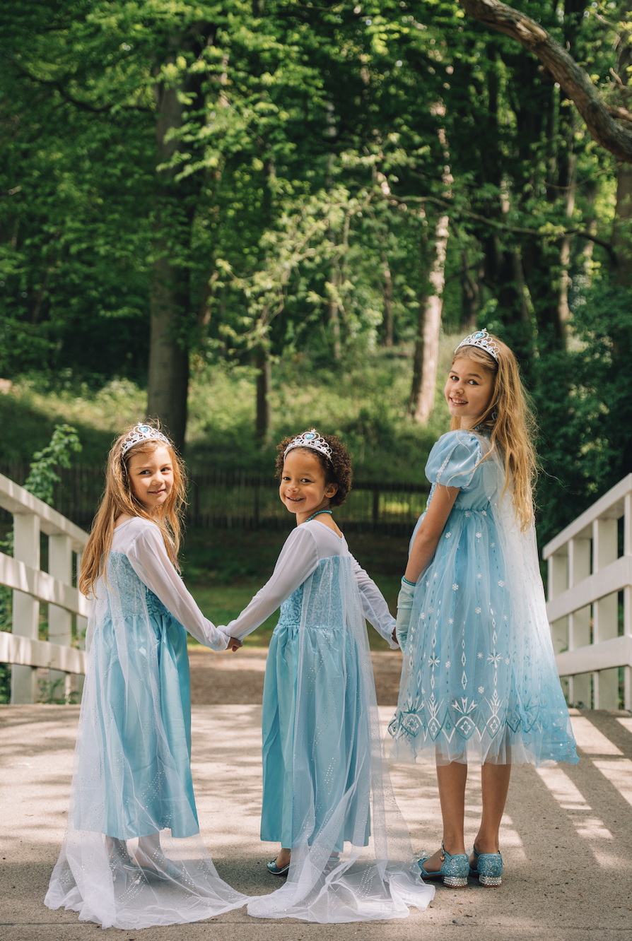 Frozen Elsa Deluxe prinsessenjurk + accessoires - Afbeelding 4