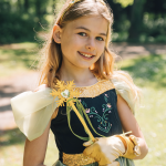 Frozen Deluxe Anna prinsessenjurk + accessoireset - Groene prinsessenjurk