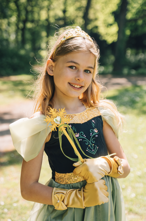 Frozen Deluxe Anna prinsessenjurk + accessoireset - Groene prinsessenjurk - Afbeelding 7