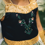 Frozen Deluxe Anna prinsessenjurk + accessoireset - Groene prinsessenjurk