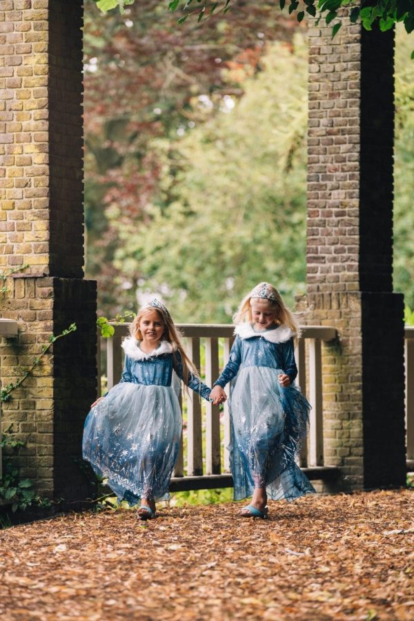 Luxe Elsa jurk + Luxe Anna jurk - Frozen voordeelpakket - Afbeelding 4