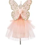 Elfjesjurk Annemarie met vleugels + handschoenen