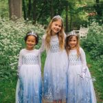 Elsa jurk + accessoires - ijskristallen prinsessenjurk