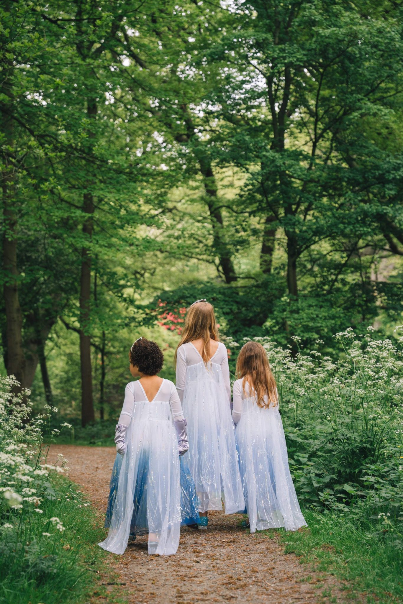 Elsa jurk + accessoires - ijskristallen prinsessenjurk - Afbeelding 6