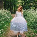 Elsa jurk + accessoires - ijskristallen prinsessenjurk