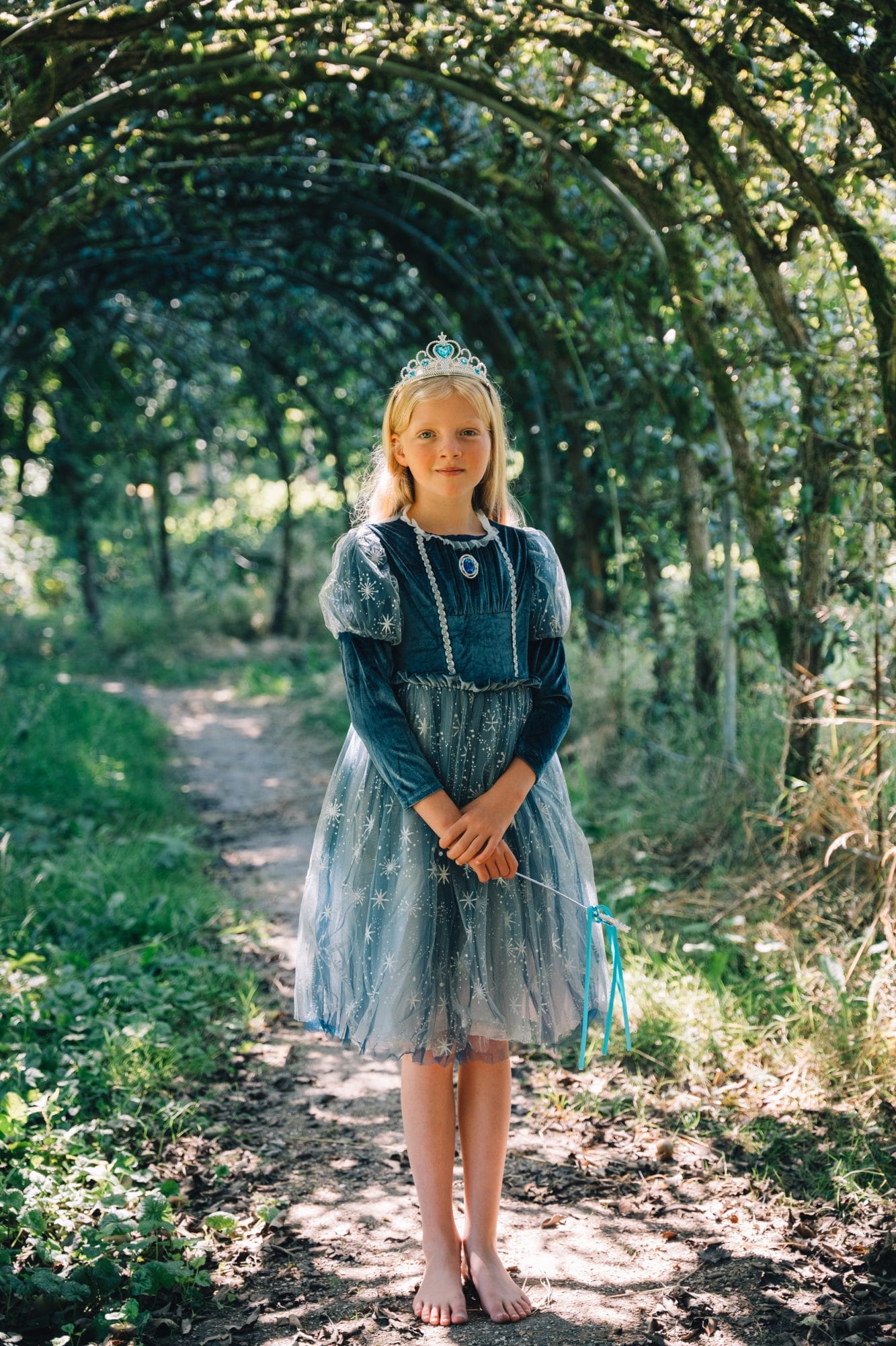 Frozen Elsa jurk + prinsessen accessoires - Afbeelding 10