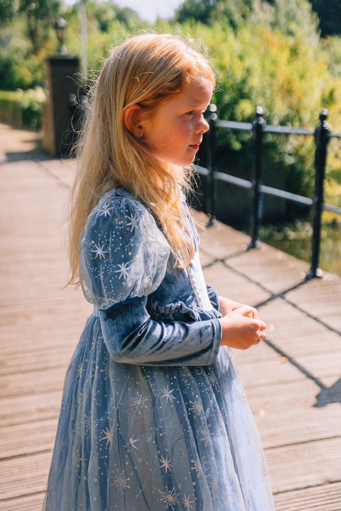 Frozen Elsa jurk + prinsessen accessoires - Afbeelding 5