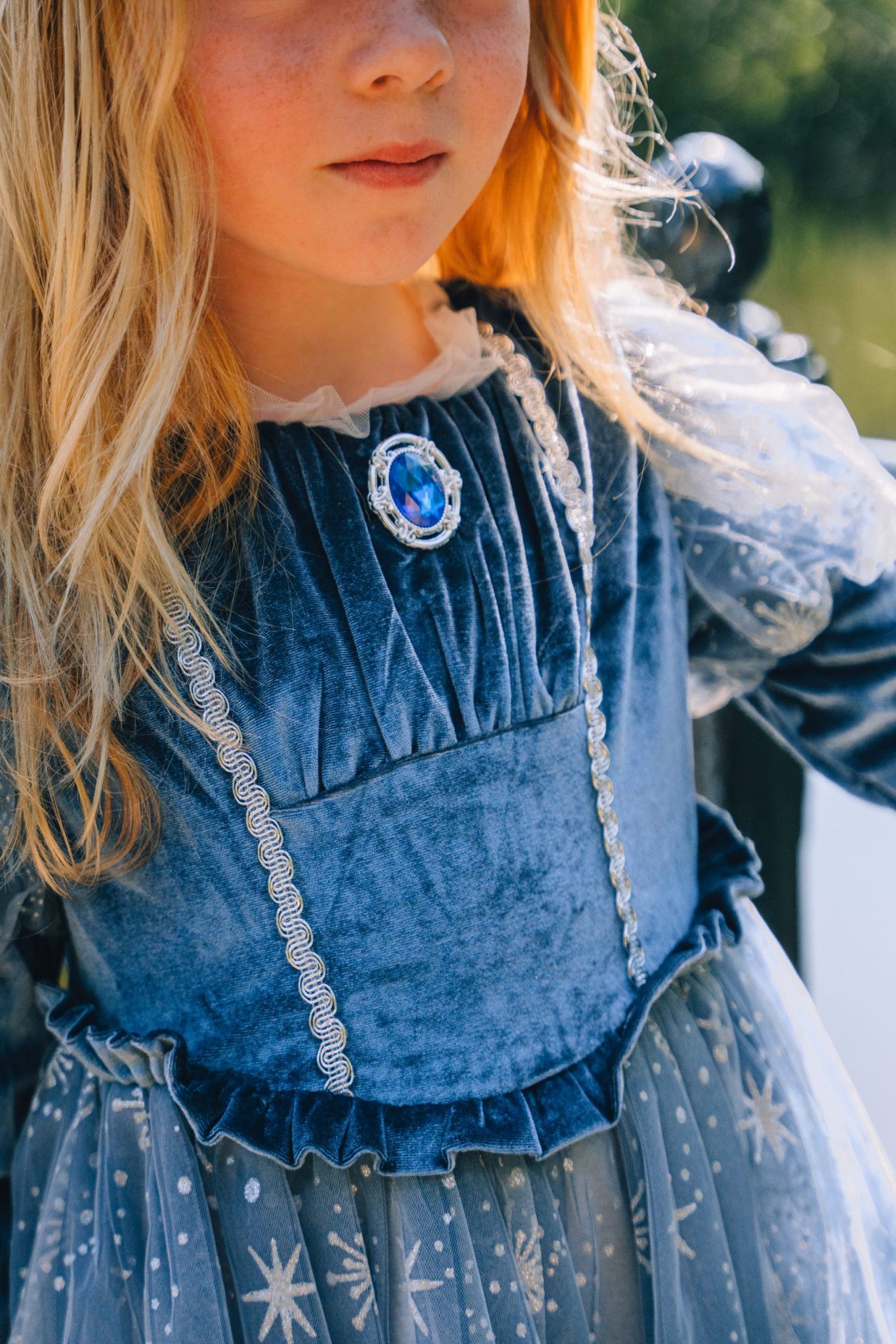 Frozen Elsa jurk + prinsessen accessoires - Afbeelding 4
