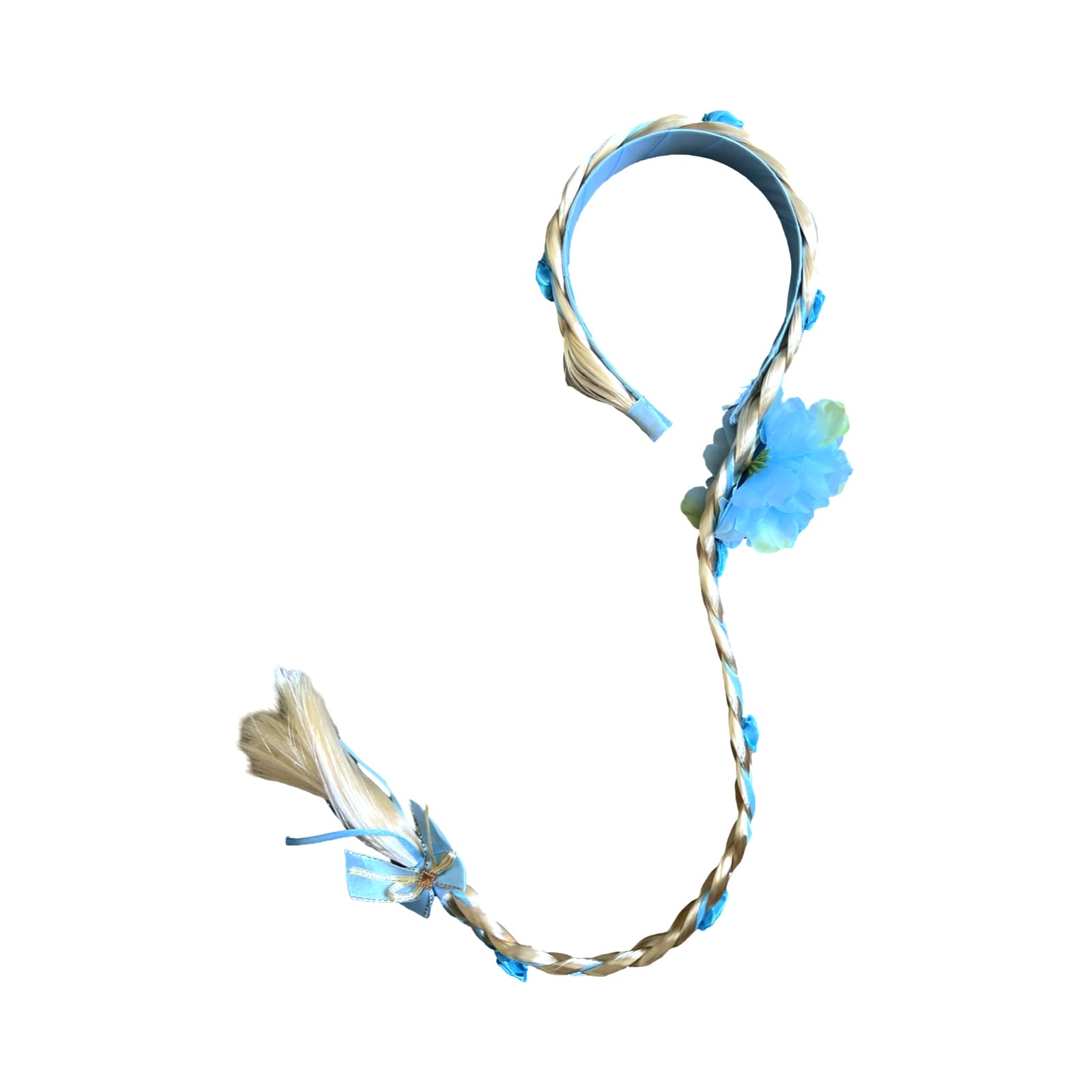 Elsa haarband met vlecht