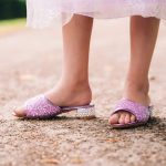Prinsessen slippers + toverstaf - tiara - paars