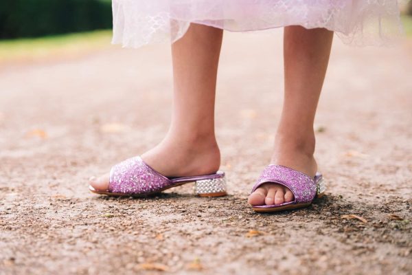 Prinsessen slippers + toverstaf - tiara - paars - Afbeelding 5