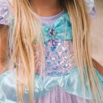 Zeemeermin jurk - Ariël - tiara - toverstaf