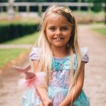 Zeemeermin jurk - Ariël - tiara - toverstaf