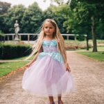 Zeemeermin jurk - Ariël - tiara - toverstaf