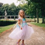 Zeemeermin jurk - Ariël - tiara - toverstaf