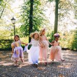 Rapunzel jurk + handschoenen + haarband