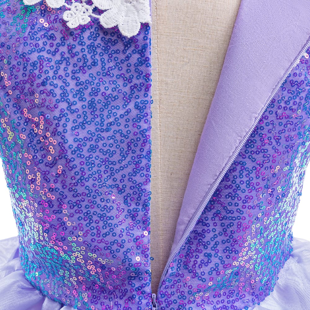 Rapunzel jurk + handschoenen + haarband - Afbeelding 7