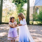 Rapunzel jurk + handschoenen + haarband