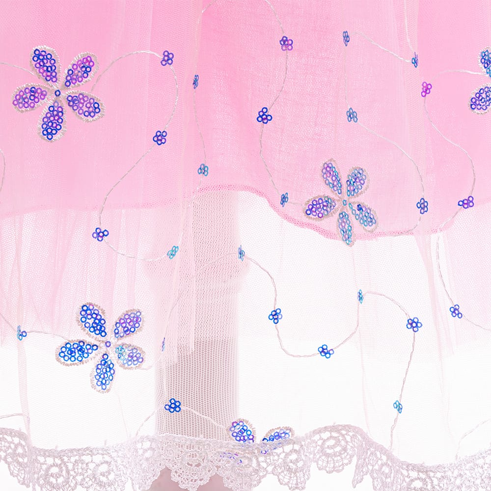 Rapunzel jurk + toverstaf + haarband met vlecht - Afbeelding 8