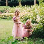 Rapunzel jurk + toverstaf + haarband met vlecht