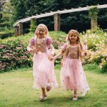 Rapunzel jurk + toverstaf + haarband met vlecht