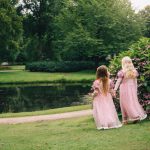 Rapunzel jurk + toverstaf + haarband met vlecht