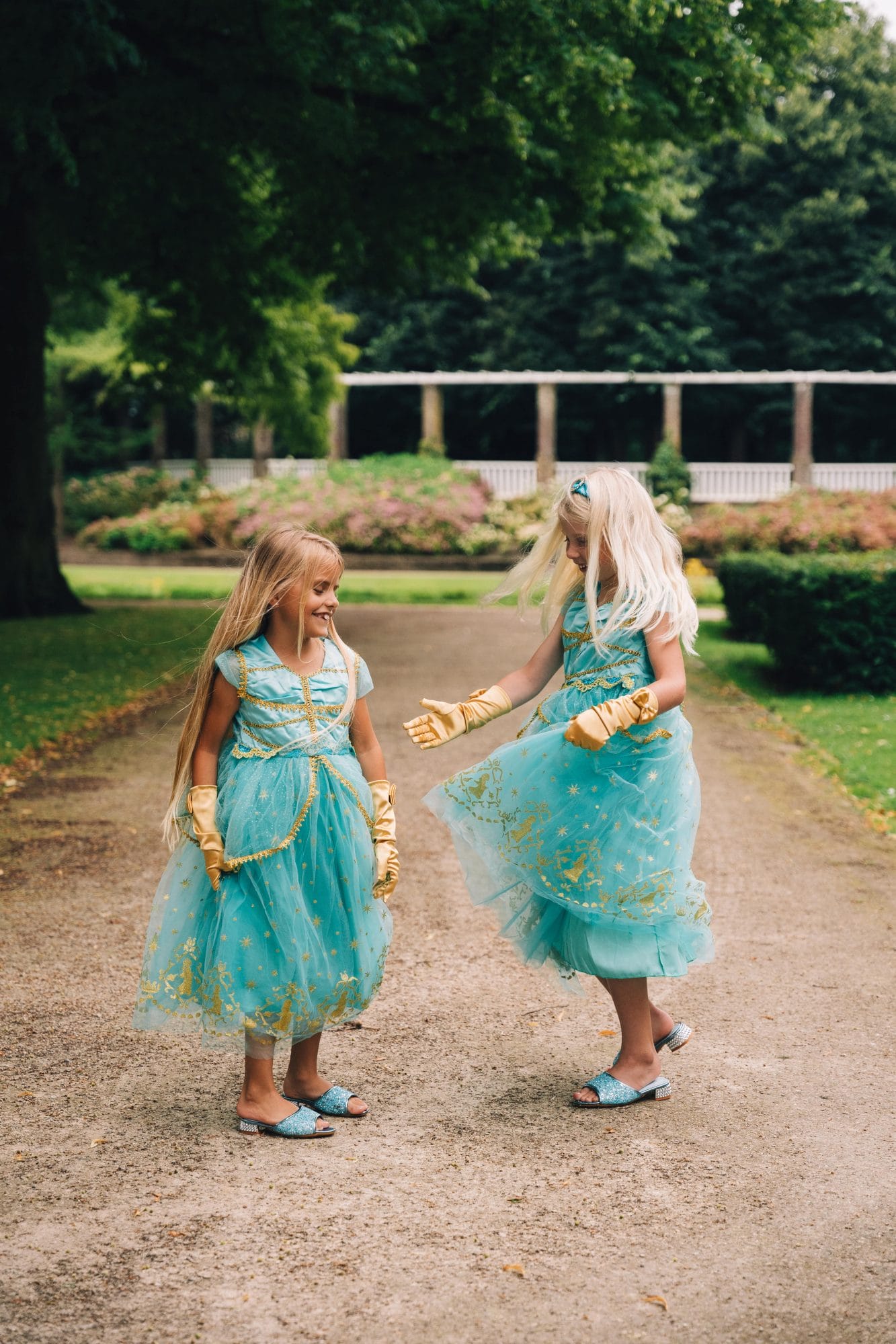 Jasmine luxe prinsessenjurk - handschoenen - Afbeelding 13