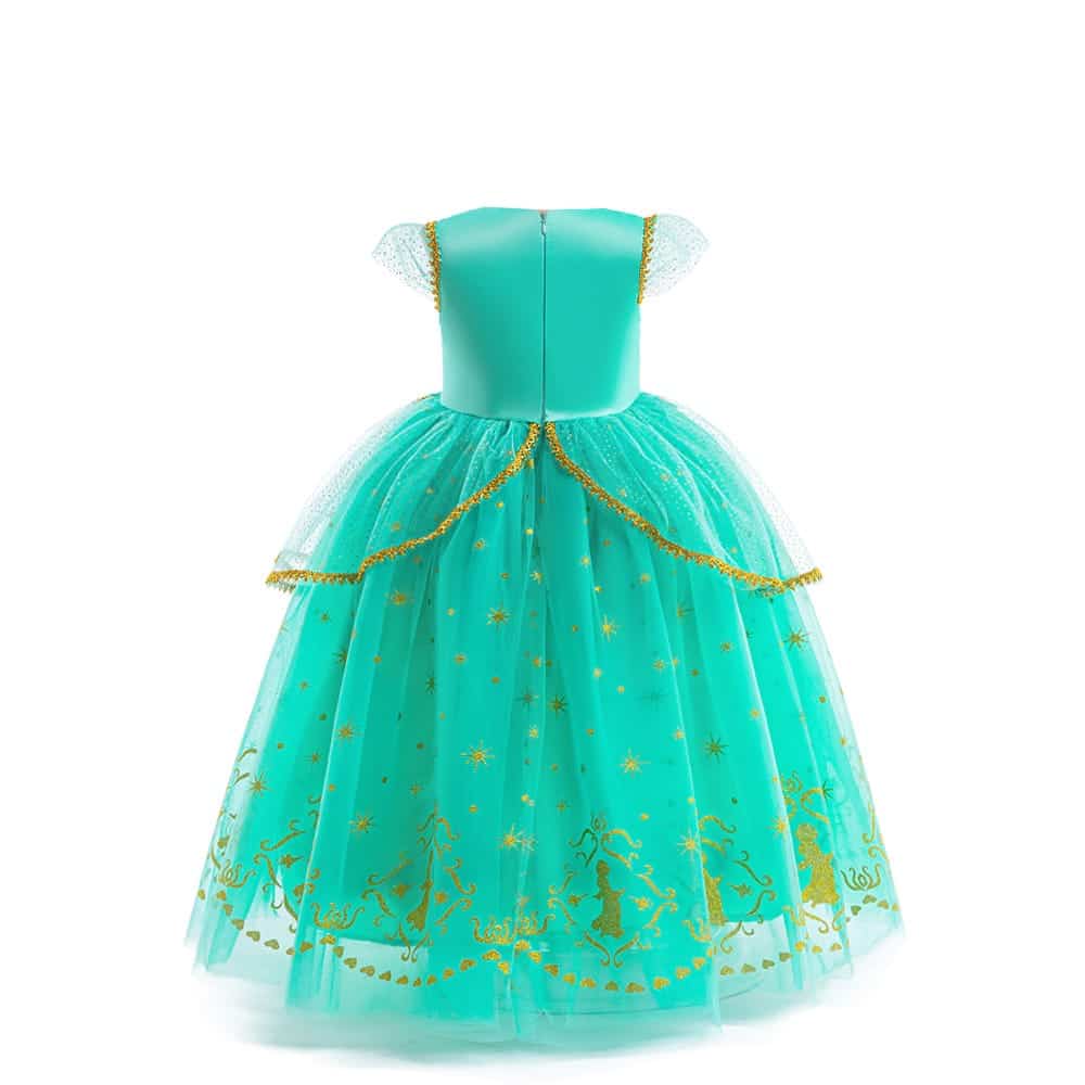 Jasmine luxe prinsessenjurk - handschoenen - Afbeelding 7