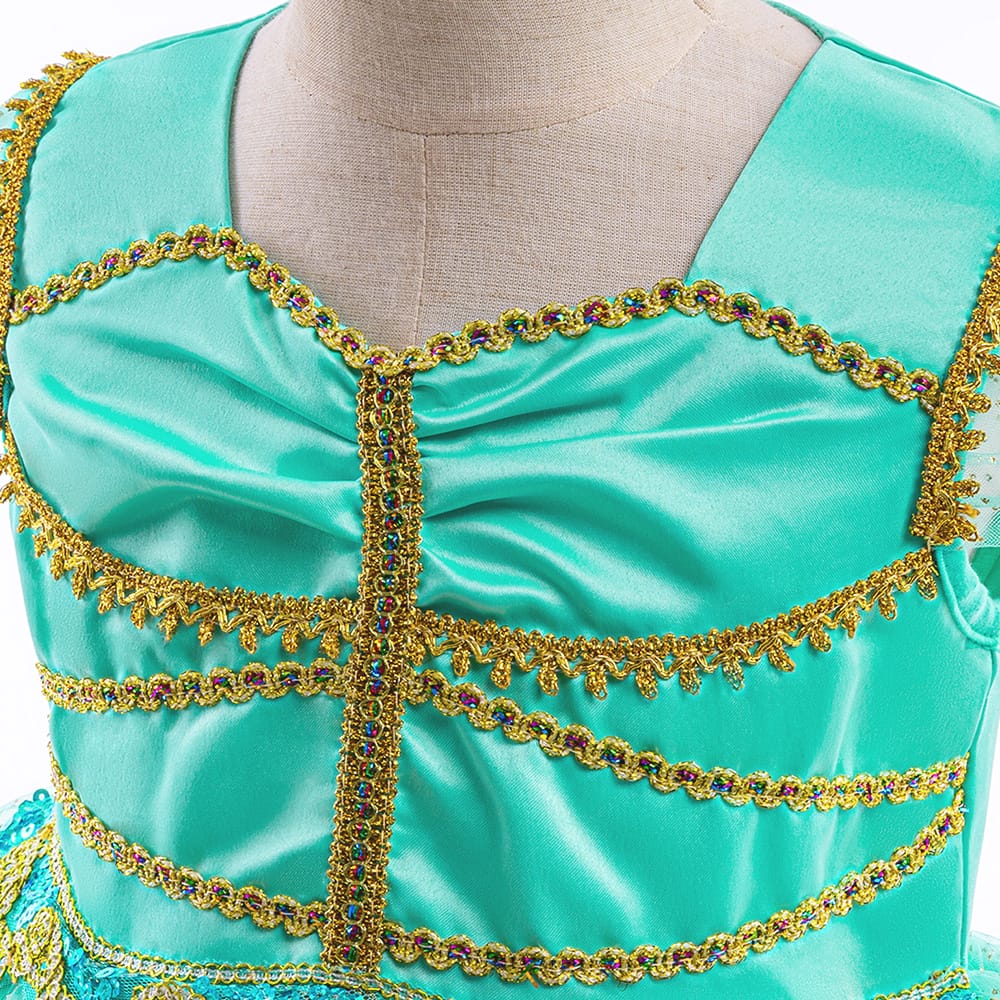 Jasmine luxe prinsessenjurk - handschoenen - Afbeelding 9