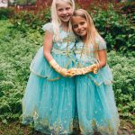 Jasmine luxe prinsessenjurk - handschoenen