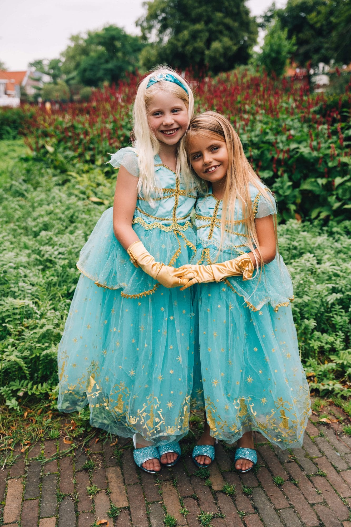 Jasmine luxe prinsessenjurk - handschoenen - Afbeelding 6