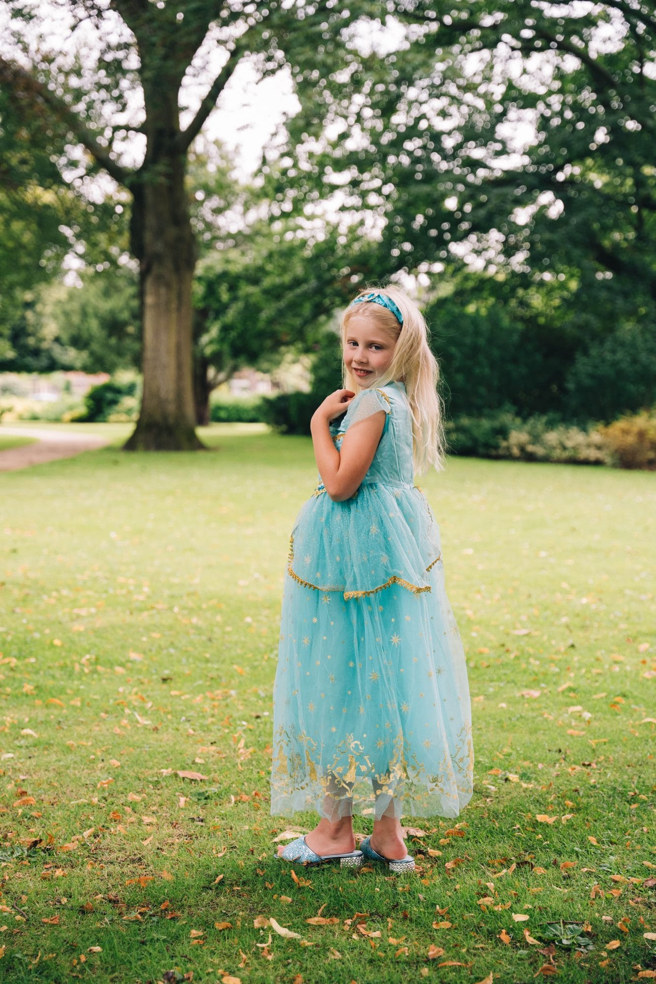 Jasmine luxe prinsessenjurk - handschoenen - Afbeelding 5