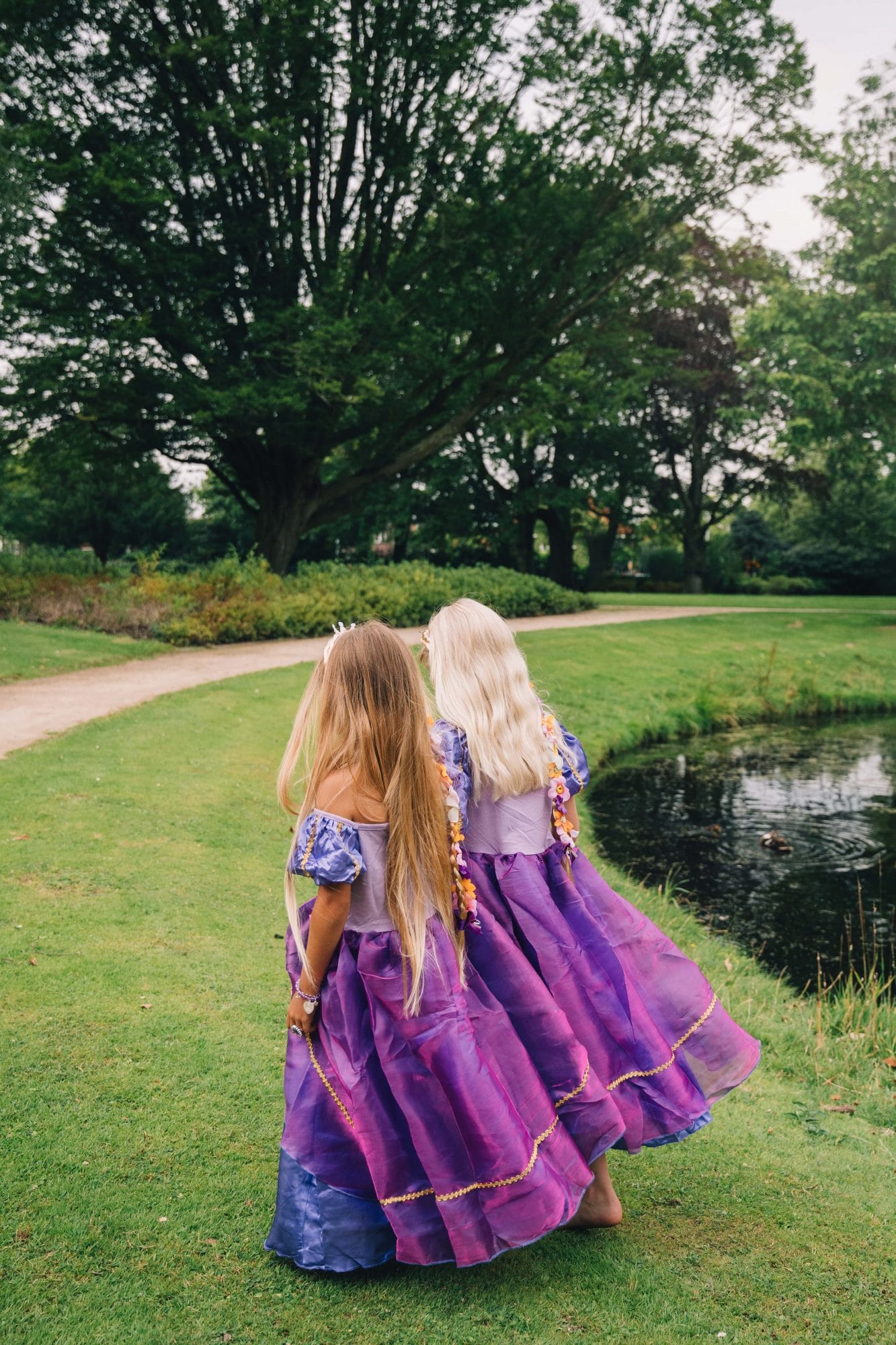 Rapunzel jurk + accessoires - Afbeelding 3