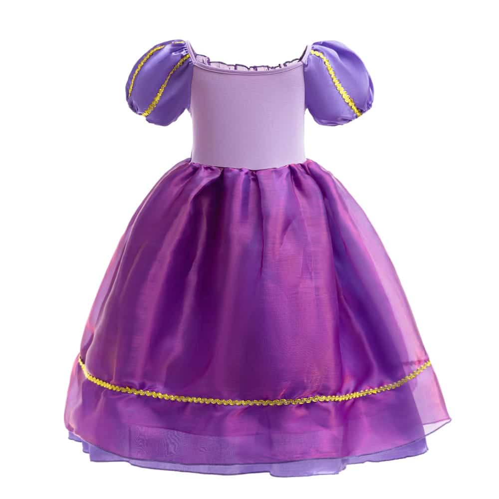 Rapunzel jurk + accessoires - Afbeelding 5