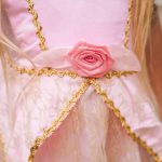 Doornroosje jurk - kroon, toverstaf, handschoenen