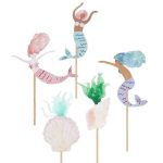 Cupcake set – Zeemeermin - 24 stuks